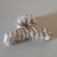 HA279 - French-Style Tiger Stripe Hair Clip